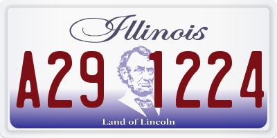 IL license plate A291224
