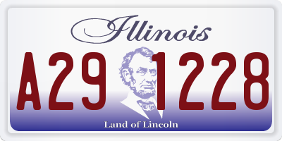 IL license plate A291228