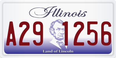 IL license plate A291256