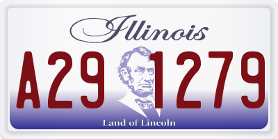 IL license plate A291279