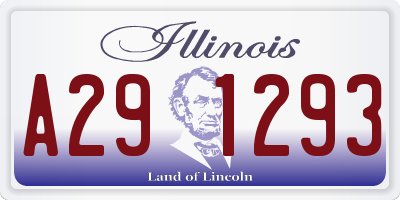 IL license plate A291293