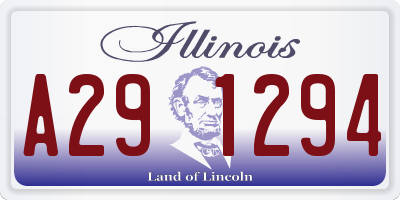IL license plate A291294