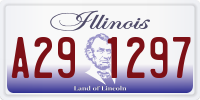 IL license plate A291297