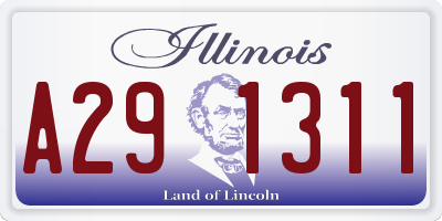 IL license plate A291311