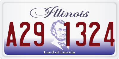 IL license plate A291324