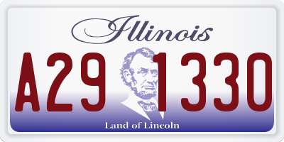 IL license plate A291330
