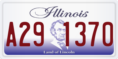 IL license plate A291370