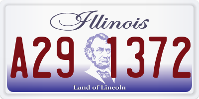 IL license plate A291372