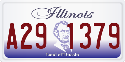 IL license plate A291379