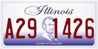 IL license plate A291426