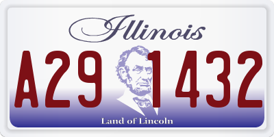 IL license plate A291432