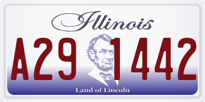 IL license plate A291442