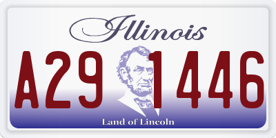 IL license plate A291446