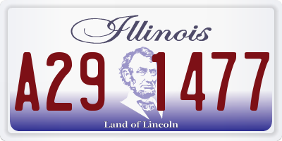 IL license plate A291477