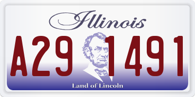 IL license plate A291491