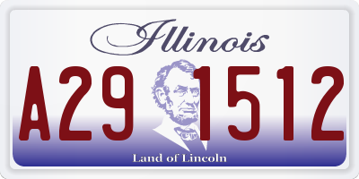 IL license plate A291512