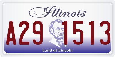 IL license plate A291513