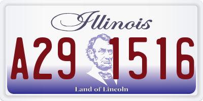 IL license plate A291516