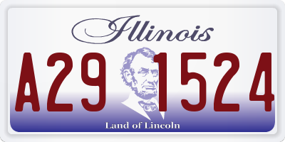 IL license plate A291524