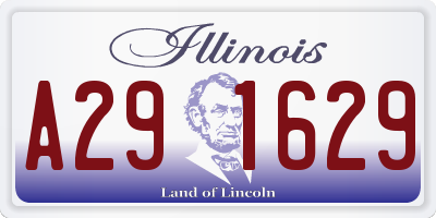 IL license plate A291629