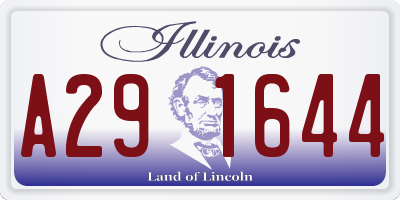 IL license plate A291644