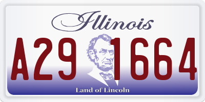IL license plate A291664