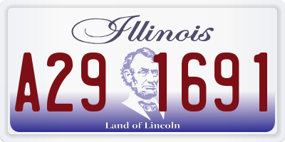 IL license plate A291691