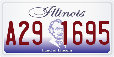 IL license plate A291695