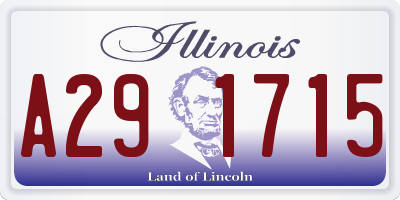 IL license plate A291715