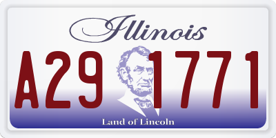 IL license plate A291771