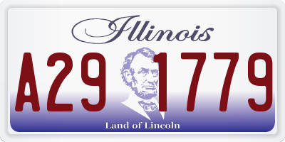 IL license plate A291779