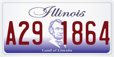 IL license plate A291864