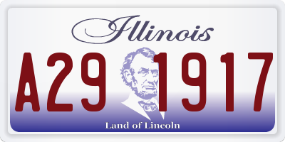 IL license plate A291917