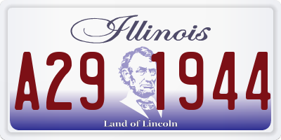 IL license plate A291944