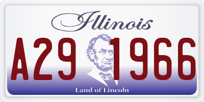 IL license plate A291966