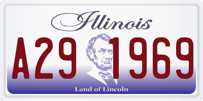 IL license plate A291969