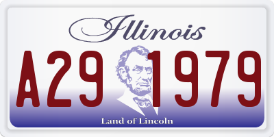 IL license plate A291979