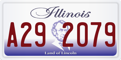 IL license plate A292079