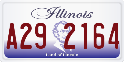 IL license plate A292164