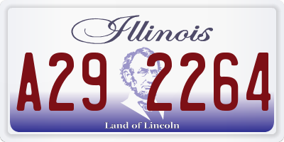 IL license plate A292264