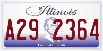 IL license plate A292364