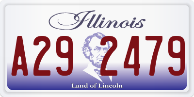 IL license plate A292479