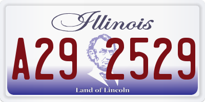 IL license plate A292529