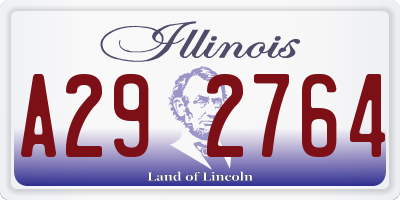 IL license plate A292764