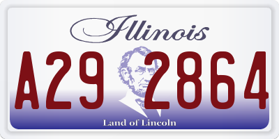 IL license plate A292864