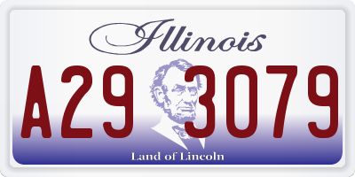 IL license plate A293079