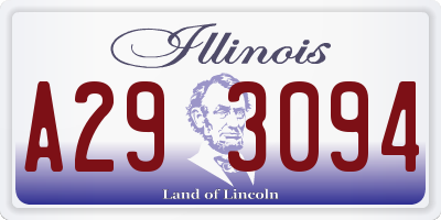 IL license plate A293094