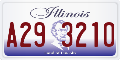 IL license plate A293210