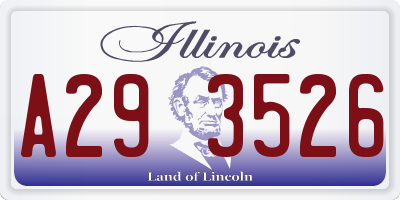 IL license plate A293526