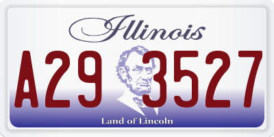 IL license plate A293527